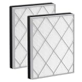 HE400 HE401 Replacement Filter Compatible with Shark HE400 HE401 HE402 HE405 Air Purifier, 3-in-1 Pre-Filter, Activated Carbon, and HEPA Filter(2 Pack)
