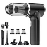 YIKEXINCHEN Handheld Cordless Vacuum, 8000PA Suction 4 Modes Portable Car Vacuum Cleaner, 4000mAh Rechargeable Battery, 3 Filters, 7-in-1 Kit for Home Office Car Pet, Black
