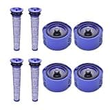 Replacement Filter Parts, Compatible For Dyson V6 Absolute, Handheld Vacuum Pre-filter And Dual Filter Kit(8pcs)
