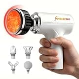 JOYSUWERUN Massage Gun with Heat – Powerful Deep Tissue Massager, Handheld Mini Massage Gun for Full-Body Muscle Relief, Portable Muscle Massager for Home,Travel,