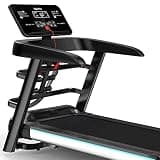 Treadmill Walking Multifunctional Household Electric Treadmill, Small Fitness Equipment, Mini Folding, Bluetooth Speakers High-Definition LED Display