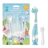Papablic Toddler Sonic Electric Toothbrush for Aged 2-4 with 2 Replacement