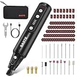 Baste Mini Cordless Rotary Tool Kit - 5 Speed 18000RPM, 109 Accessories Type-C Charging Power Rotary Tool for 3D Printing, DIY Crafts, Sanding, Polishing, Drilling, Etching, Engraving (Black)