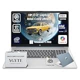 HP 17 Inch Laptop Touchscreen Computer, 17.3 HD+ IPS Touch Screen Business Laptop AI PC, 15th Gen Intel Core Ultra 7(12-Core)+NPU, 16GB DDR5|1TB SSD|Windows 11 Pro, 10-Key|Backlit Keyboard|Fingerprint
