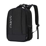 MOSISO Camera Backpack,DSLR/SLR/Mirrorless Photography Backpack Buffer Padded Shockproof Camera Bag with Customized Modular Inserts&Tripod Holder Compatible with Canon,Nikon,Sony etc, Black