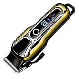 DUYHBAWRS Electric Hair Clipper Professional Men's Electric Trimmer LCD Hair Clipper Electric Shaver