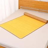 Bamboo Summer Sleeping Mat, Foldable Double-Sided Cooling Mat for Home, School, and Dormitory Use, Perfect for Comfort and Relaxation