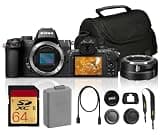Nikon Z50 II Mirrorless Camera Bundle with FTZ II Mount Adapter + Bag + 64GB UHS-II U3 Memory Card