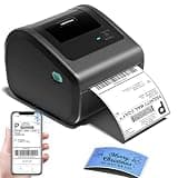 Omezizy Bluetooth Shipping Label Printer 4x6, D450BT Thermal Label Printer for Shipping Packages, Thermal Printers for Small Business, Compatible with Android, iPhone, Windows, macOS, Tiktok, UPS