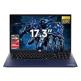 NIMO 17.3" AMD Gaming Laptop, Ryzen 5 6600H (Beat i7-1165G7), 16GB DDR5 1TB SSD, Radeon 660M Graphics, Backlit Keyboard, Fingerprint Reader& Privacy Webcam for Secure Business Office, 2-Year Warranty