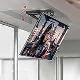 Motorized Ceiling TV Mount, Fits 32-70/50-90 Inch TVs Motorized TV Stand, Telescopic Electric TV Lift With Auto Lifting, Hidden Drop Down TV Lift, 0-85° Flip Down, Motorized TV Mount,FOR50-90inch TV