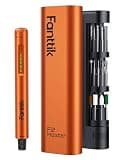 Fanttik F2 Master Mini Cordless Rotary Tool Kit, NeoPulse Motor, 5 Variable Speed, 25000 RPM, Revostor Hub, 35 Accessories, for 3D Printer Sanding, Polishing, Drilling, Carving, DIY Crafts - Orange