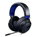Razer Kraken Gaming Headset: Lightweight Aluminum Frame - Retractable Noise Isolating Microphone - for PC, PS4, PS5, Switch, Xbox One, Xbox Series X & S, Mobile - 3.5 mm Headphone Jack - Black/Blue