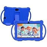 Nyxolaria Kids Tablet 7 inch for Children,32GB ROM Toddler Learning Tablet with Protective Case,Pre-Installed Educational Apps, Parental Control,Gift for Boys and Girls (Blue)