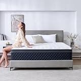Moxatp Twin Mattress, 10 Inch Twin Size Mattress in a Box, Medium Firm Hybrid Mattresses with Pocket Springs and Memory Foam, Strong Edge Support, Motion Isolation & Pressure Relief