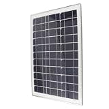 Phefop 100W Monocrystalline Solar Panel Kit 10A 12V 24V Controller for Car Camping Boat Outdoor Power