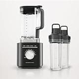 KitchenAid Pure Power Blender with 2 Personal Blending Jars, 1700 Watt Peak Power*, KSB2078, Black Matte