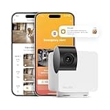 Petcube Cam 360 Camera Interactive WiFi Pet and Home Security Pan-Tilt Camera with Phone App, 1080p HD Video, 360° Rotation, Night Vision, AI Alerts