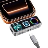 TWOPAN 2TB MagSafe Fingerprint SSD for iPhone 15/16/17, External Storage Records ProRes 4K 60fps Directly, 1050MB/s Ultra‑Fast Transfer, PD Charging, AR Glasses Ready, for iPhone, Mac, PC, Steam Deck