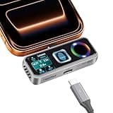 TWOPAN 2TB MagSafe Fingerprint SSD for iPhone 15/16/17, External Storage Records ProRes 4K 60fps Directly, 1050MB/s Ultra‑Fast Transfer, PD Charging, AR Glasses Ready, for iPhone, Mac, PC, Steam Deck