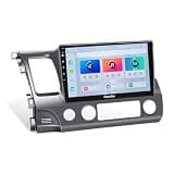 Dasaita Car Stereo for Honda Civic 2006-2011, 10.2" Head Unit with Wireless Apple CarPlay & Android Auto, Android 13, 4GB+64GB, in-Dash GPS Navigation, 4G LTE, 5G WiFi, Steering Wheel Controls