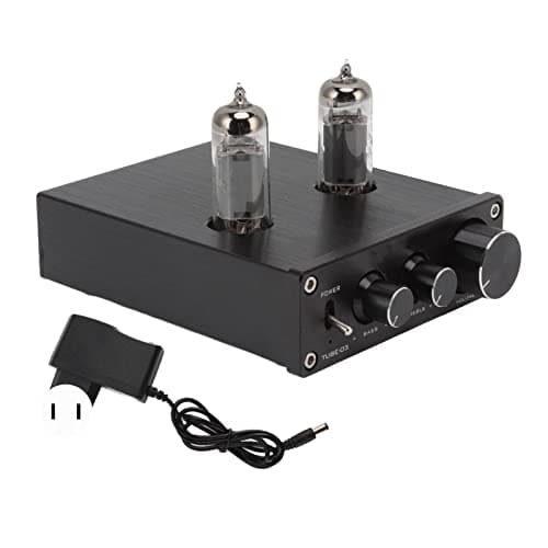 Stereo Receiver Amplifier Bar Use with Aluminum Alloy US Plug Adapter Compatible Multi-Device for Audio System Home Theater Setup