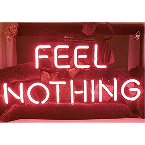Prouten 20in Feel Nothing Neon Sign Acrylic Pub Beer Bar Handmade Artwork Decor Neon Light