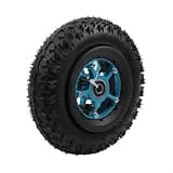 Belnotelt 8 Inch Pneumatic Off-Road Tire 200x50 for Electric Skateboard Scooter, Aluminum Alloy Hub with Rubber Tread, 8mm or 10mm Axle Hole, Black(Blue-10mm ID)