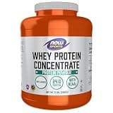 NOW Foods Sports Nutrition, Whey Protein Concentrate, 24 G With BCAAs, Unflavored Powder, 5-Pound