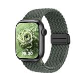 Braided Stretchy Band Compatible with Apple Watch Bands 38mm 40mm 41mm 42mm 44mm 45mm 46mm 49mm for Women Men, Adjustable Nylon Sport Loop for iWatch Series 11 10 9 8 7 6 5 4 3 2 1 SE Ultra