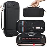 Supmay Carrying Case for Nintendo Switch 2(2025), Protective Hard Shell Portable Travel Carry Case Pouch Holds with 24 Game Cartridges and Mesh Pocket for Switch 2 Accessories, Black