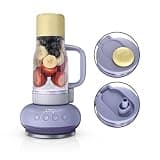 Ninja Blendboss™ | Personal Blender for Smoothies & Frozen Drinks | 26oz Travel Tumbler with LeakProof Lid, Chug Spout & Detachable Straw | Auto-iQ Technology | Lavender Lemonade | DB351PR