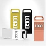 Custom Whistle Shaped Metal USB Flash Drives Bulk Personalized Novelty Sports Theme Memory Sticks with Engraved Logo for School Athletics and Team Gifts, Optional Packaging Box (100,32 GB)