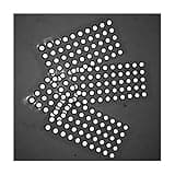 1000 Dots High Reflection Circular Dots Marker Positioning Target for 3D Scanner Three Dimensional Motion Capture Analysis for Complex Details(Inner 12mm Outer 18mmm)
