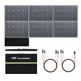 ALLPOWERS SP039 600W Foldable Solar Panel, IP67 Waterproof 44V Monocrystalline Solar Panels, High Efficiency Solar Generator, Foldable Solar Charger for Power Station RV Camping Home Balcony Garden