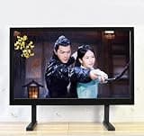 UWYTGF Monitor Arms Tv Stand Desktop Tv Stand Desktop Tv Base,Suitable for 42 to 80 Inch Flat Screen Tvs,Adjustable in Height,