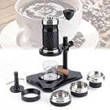 Portable Manual Coffee Machine, Variable Pressure 9-12 Bar, Hand Crank for 30 Seconds, 100ml Water Tank, Ideal for Outdoor Travel, Easy to Use