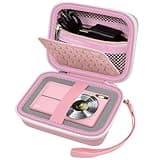 Comecase Carrying & Protective Case for Digital Camera, for CAMKORY/for Kodak Pixpro FZ45 FZ55/for Canon PowerShot ELPH 180/190 / for Sony DSCW800 DSCW830 Cameras for Travel - Pink