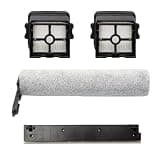 WPEIBYG 4pcs Main Roller Brush Wiper Strip Filter Set for Laresar for M3 Wet and Dry Vacuum Cleaner Accessories