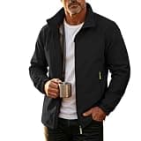 Jianekolaa Men's Track Jackets Full-Zip Athletic Jacket