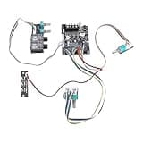 WALFRONT 2.1 Channel Bluetooth Amplifier Board TPA3116D2 Chip 50W+50W with Subwoofer Output Dual MIC Input Over Voltage Protection for Speakers 4-8