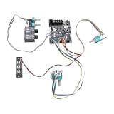 WALFRONT 2.1 Channel Bluetooth Amplifier Board TPA3116D2 Chip 50W+50W with Subwoofer Output Dual MIC Input Over Voltage Protection for Speakers 4-8