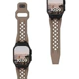 URBAN ARMOR GEAR UAG Compatible with Apple Watch Band 49/46/45/44mm iWatch Series Ultra 1-3/4-11/SE 1-3, Premium Sport Breathable Replacement Watch Strap, Monarch Dark Earth/Black Titanium