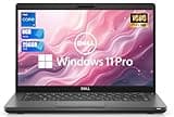 Dell Latitude 5400 14" FHD Business Laptop Computer, Quad Core i7-8665U Business Notebook PC, 8GB DDR4 RAM, 256GB SSD, Backlit Keyboard, HDMI, Black, Windows 11 Pro (Renewed)