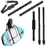 QXBXYHM Kayak Surfboard Paddle Board Shoulder Strap Hands-Free SUP Carrying Adjustable Heavy-Duty Strap with Anti-Scratch Design Padded Shoulder Sling for Paddleboards, Surfboards, Longboards