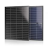 HISHEN 195 Watt Solar Panels 25.6% High-Efficiency for RV,Marine,Shed,Yard
