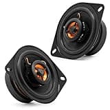 Audiobank AB-302S - 3.5 Inch 2-Way Coaxial Car Speakers, 350 Watts Max Power, Full Range Stereo Sound - Ideal for Door & Dash Installations