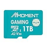 MMOMENT 1TB Gaming Micro SDXC Card, A2, UHS-I, U3, V30, Class 10, Read Speed Up to 170MB/s, Write Speed Up to 170MB/s, SD Adapter Included (MM23 PRO)