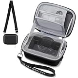 K&F CONCEPT Carrying Case for Digital Camera, Hard Shell Protective Travel Case Compatible with Ricoh GR III/GR IIIX/for Sony ZV-1 RX100/ for Canon G7X Mark III/G5X Mark II (Case Only)