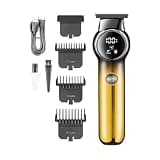 DAXXIN Hair Cutting Tool, Hair Clipper Professional Hair Cutting Machine Rechargeable Hair Trimmer Haircut Edgers Cutter Zero Cutting Machine(Golden)